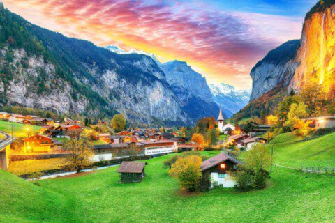 Vẻ đẹp tựa tiên cảnh của ngôi làng nhỏ Grindelwald của Thụy Sĩ  