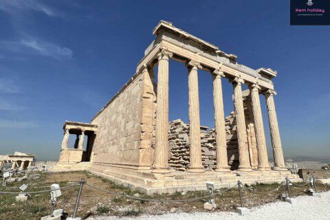 Khám phá đền Athena - tuyệt tác kiến trúc Hy Lạp cổ đại.