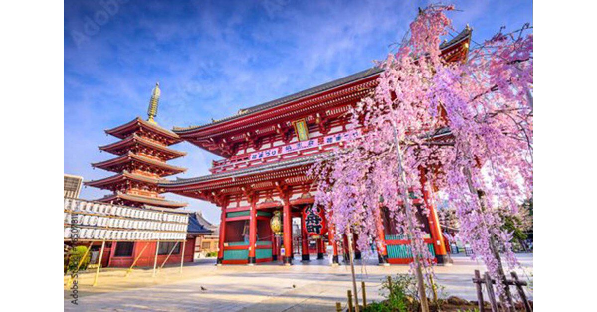 Đền Asakusa Kannon - ngôi đền Phật giáo cổ nhất Nhật Bản