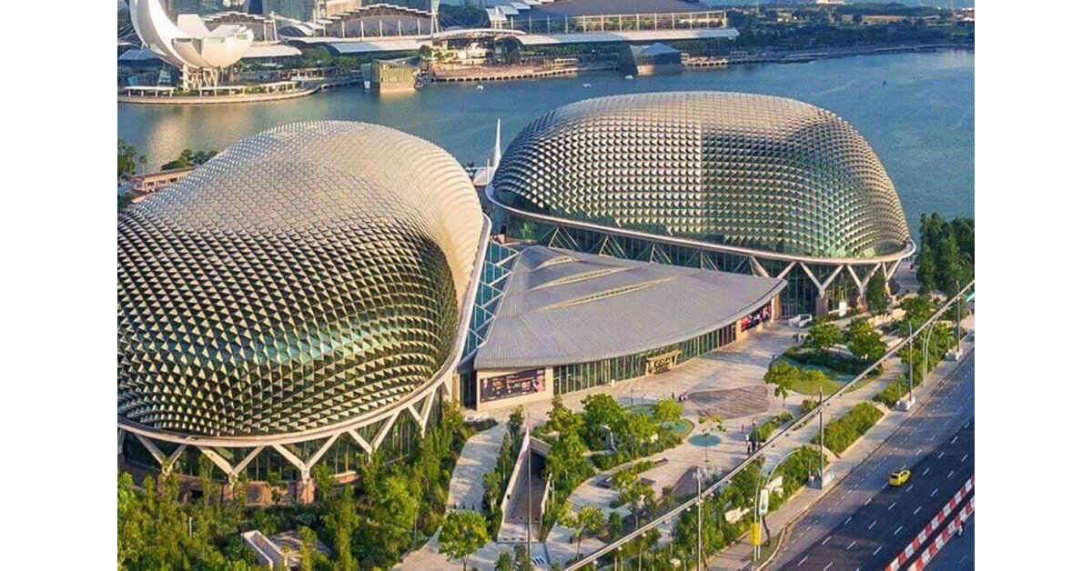 Nhà hát Esplanade -Nhà hát trái sầu riêng độc lạ nhất Singapore