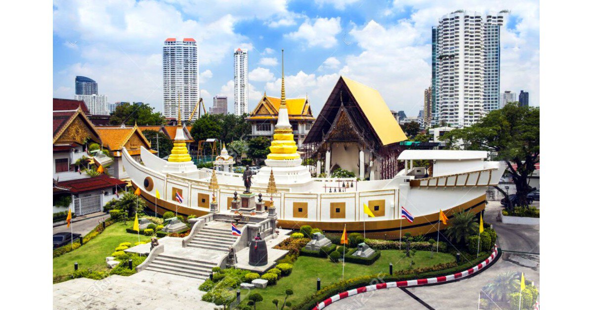 Chùa thuyền Wat Yannawa - ngôi chùa linh thiêng ở Thái Lan