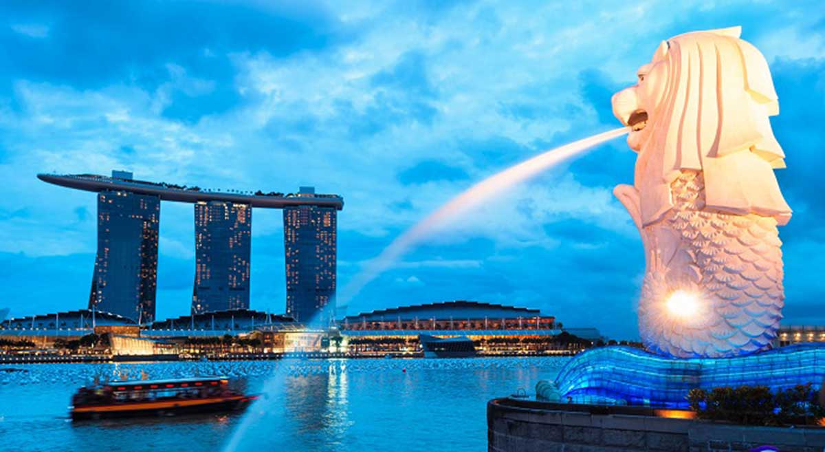 Công viên sư tử biển Merlion Park - Biểu tượng du lịch của Singapore