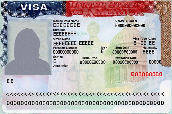 Tấm visa Mỹ quyền lực